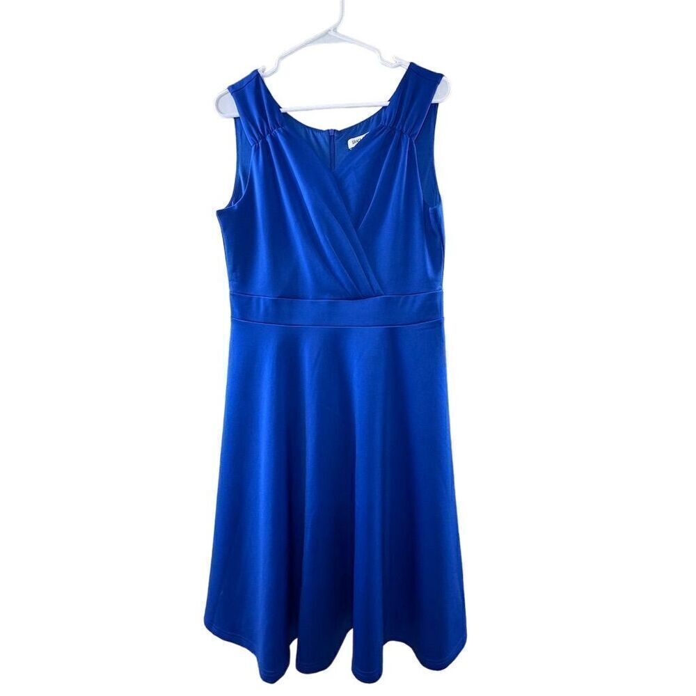 Grace Karin Women's Blue Fit & Flare Knee Length Party Dress Size Large